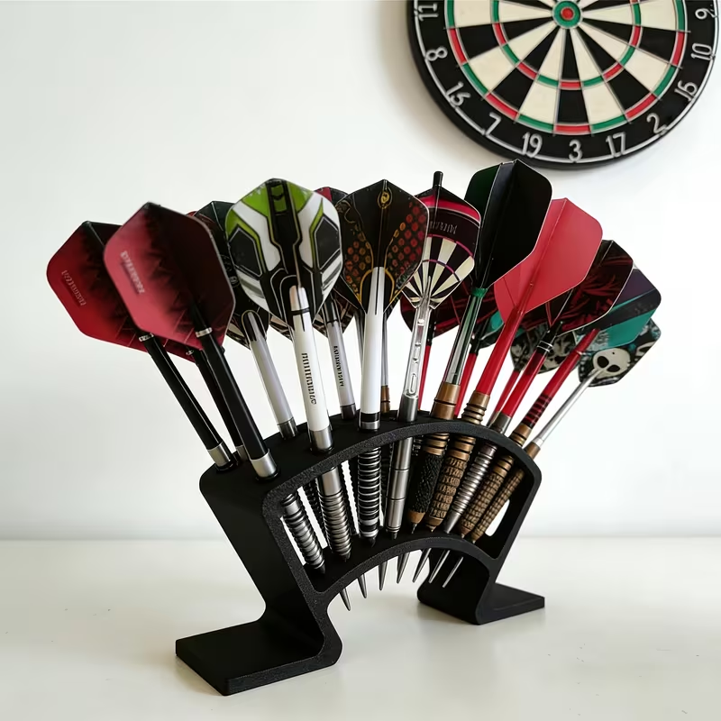 Tech Room Accessories - 27-Slots Holder Dart Board Organizerfor Dart