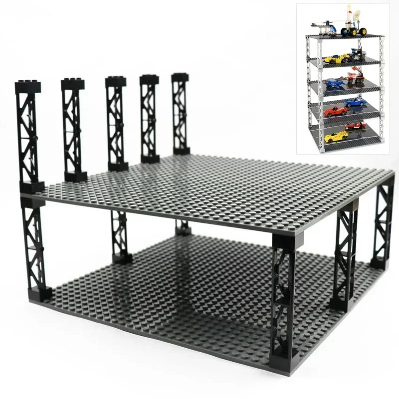 Tech Accessories Shop - 4pcs City Accessory Pillars High-tech MOC