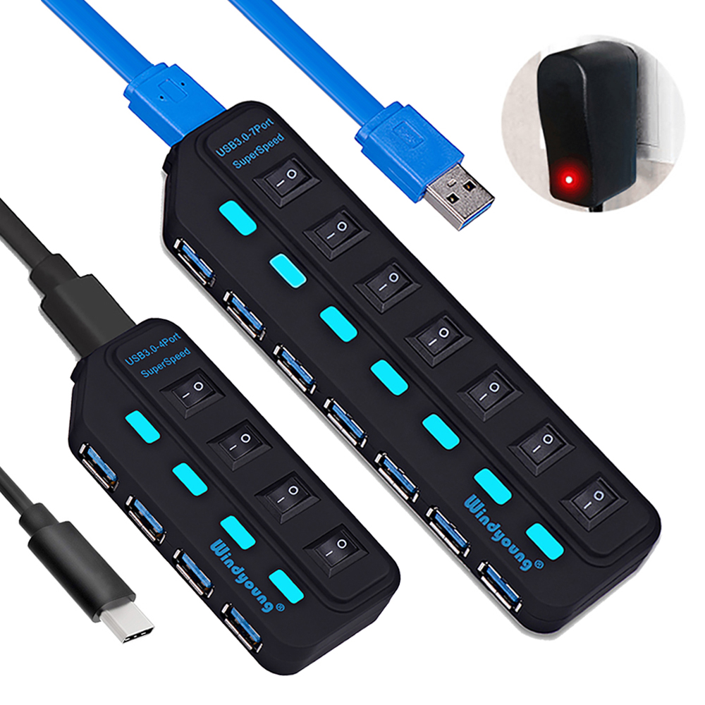 Usb Hub 7 Port - USB 3.0 HUB Type-C HUB Multi