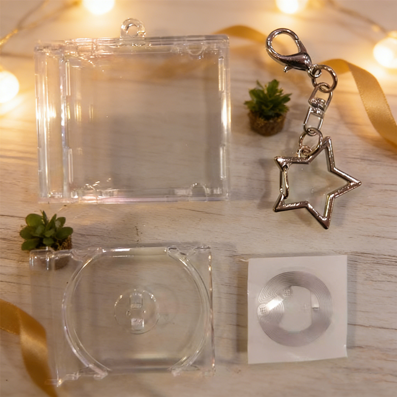 Tech Keychain Accessories - Mini Functional CD Keychain​ NFC Enabled