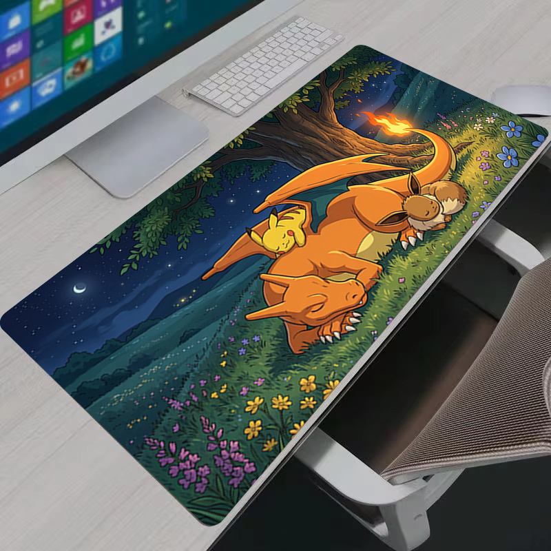 Tech Accessories For Desk - Mouse Pad Anime PC Gamer Cabinet