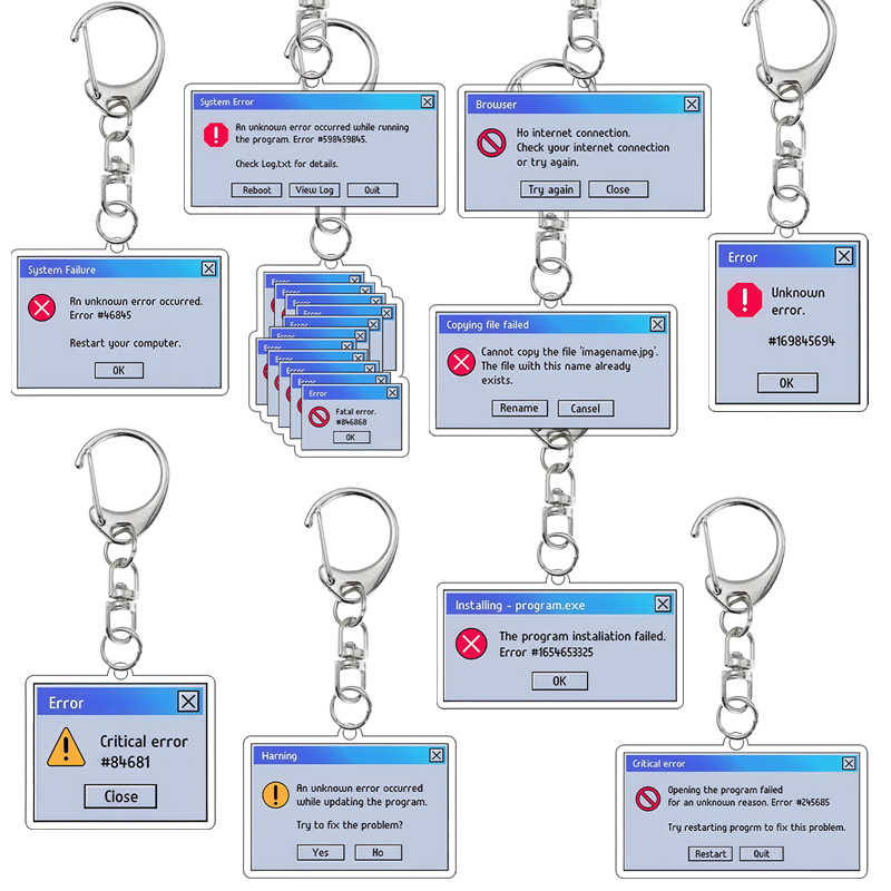 Creative  Acrylic Keychain Ret - Tech Keychain Accessories review and price