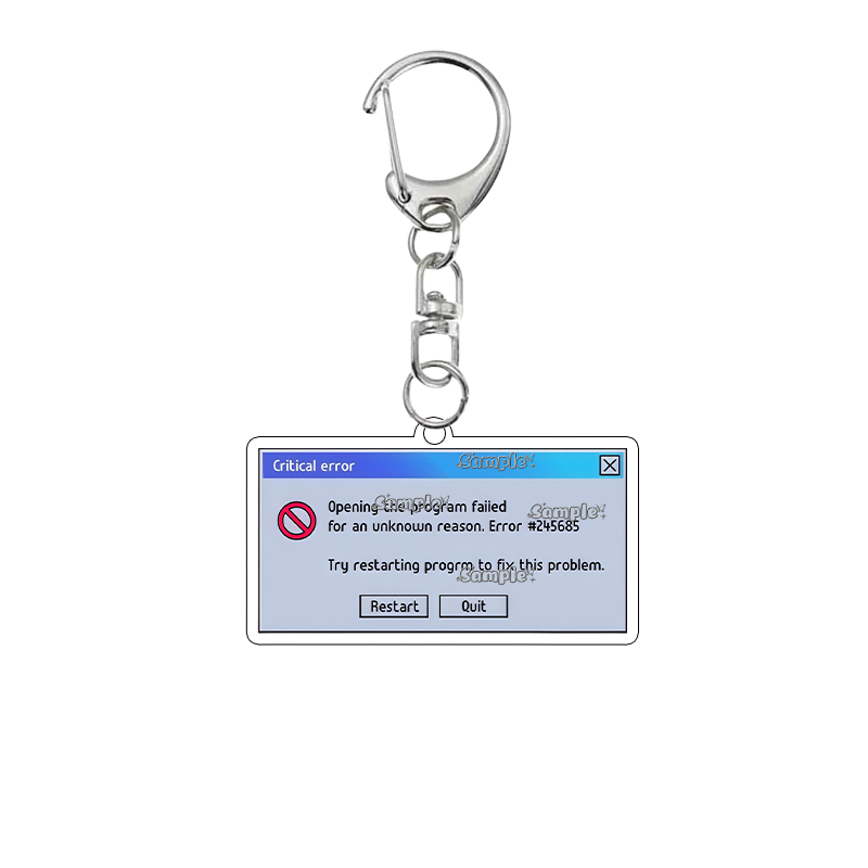 Creative  Acrylic Keychain Ret - Tech Keychain Accessories review and price