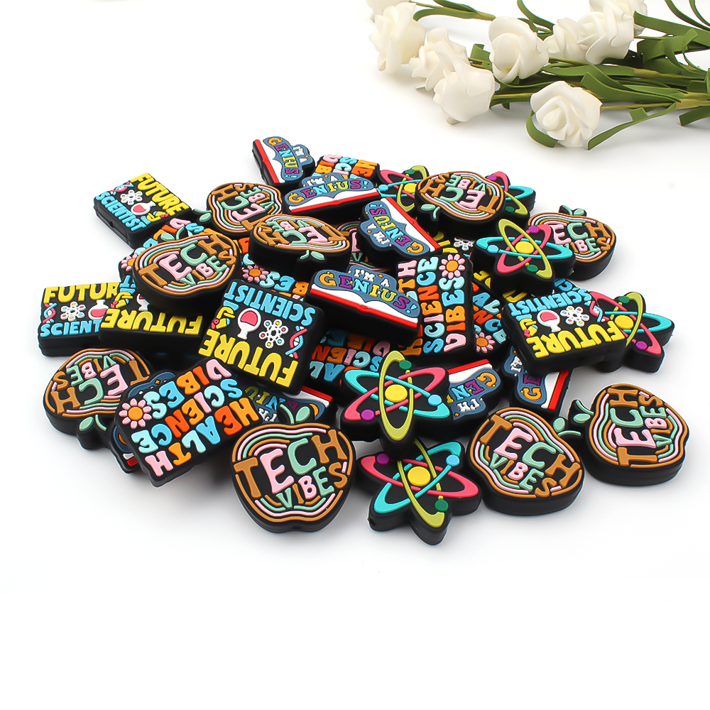 5/10pcs Focal Silicone Beads T - Tech Keychain Accessories review and price