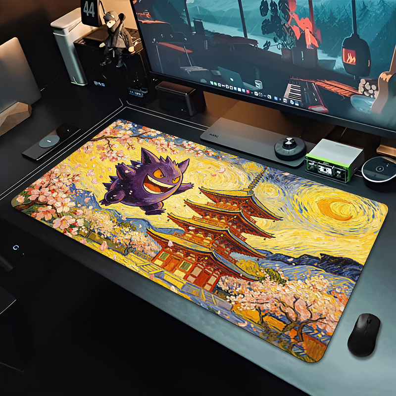 Anime Mouse Pad Pokemon Gengar - Tech Accessories For Desk review and price