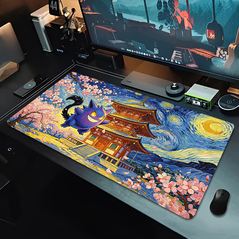 Anime Mouse Pad Pokemon Gengar - Tech Accessories For Desk review and price