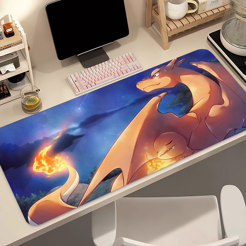 Anime Mouse Pad Pokemon Chariz - Tech Accessories For Desk review and price