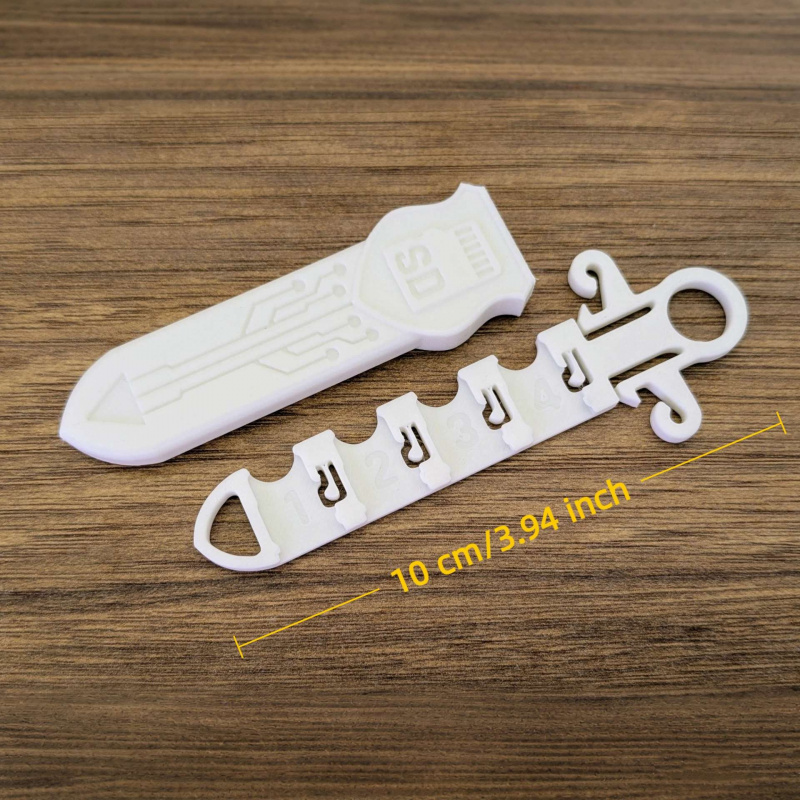 Sword Shaped SD Card Storage C - Tech Keychain Accessories review and price