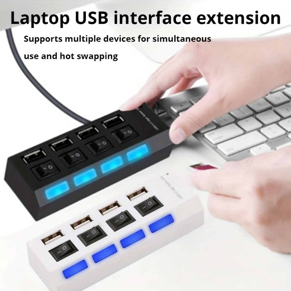 4/7 Port USB 2.0 Hub High Spee - Usb Hub 7 Port review and price