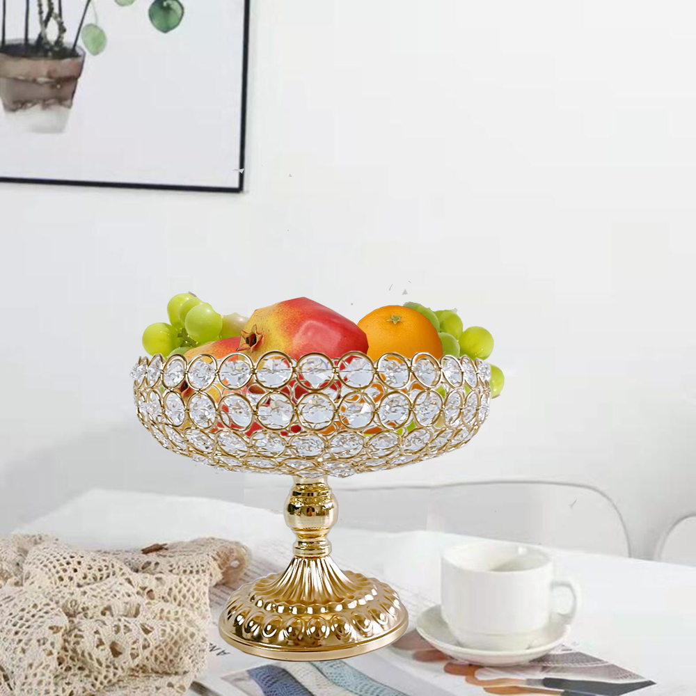 1pcs Crystal Fruit Gold living - Tech Room Accessories review and price