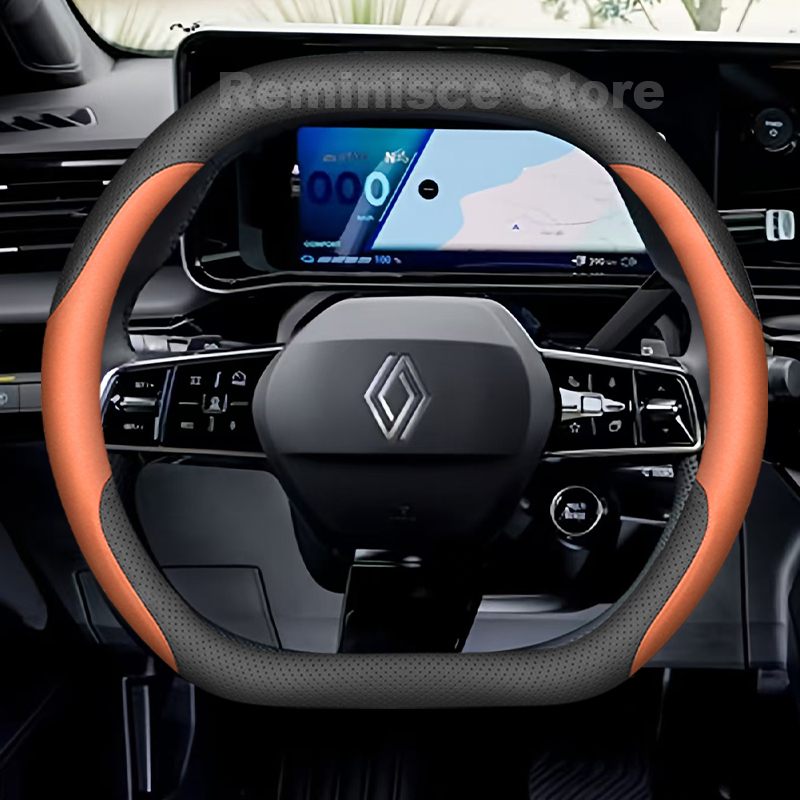 Leather Car Steering Wheel Cov - Tech Accessories Hub review and price
