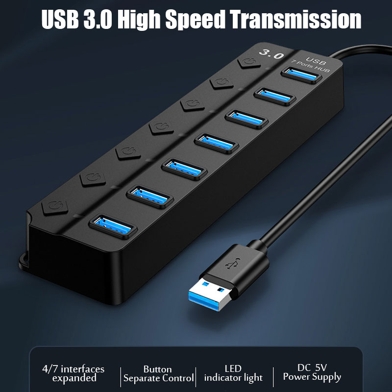 USB Hub USB 3.0 Power Adapter  - Usb Hub 7 Port review and price