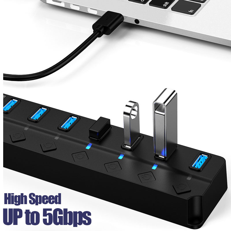 USB Hub USB 3.0 Power Adapter  - Usb Hub 7 Port review and price