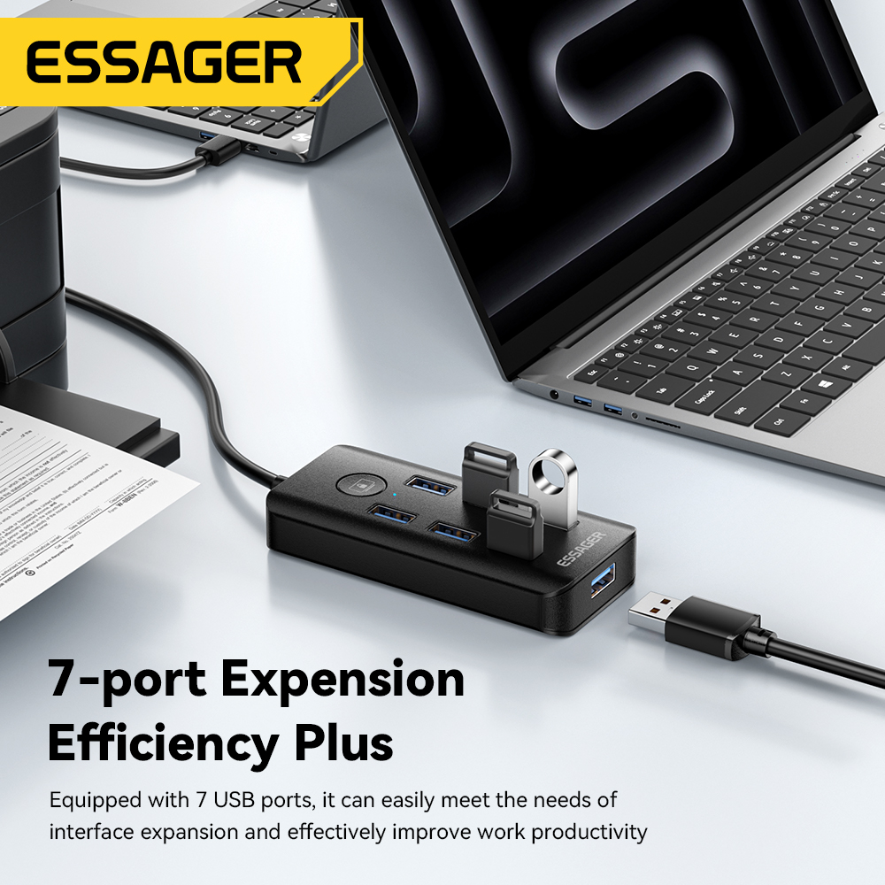 Essager 7-in-1 USB 3.0 Hub Mul - Usb Hub 7 Port review and price
