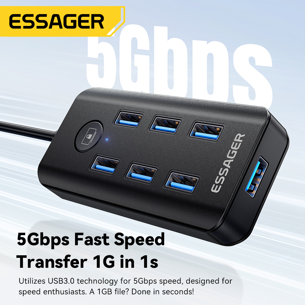 Essager 7-in-1 USB 3.0 Hub Mul - Usb Hub 7 Port review and price