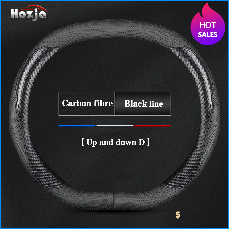 Leather Car Steering Wheel Cov - Tech Accessories Hub review and price