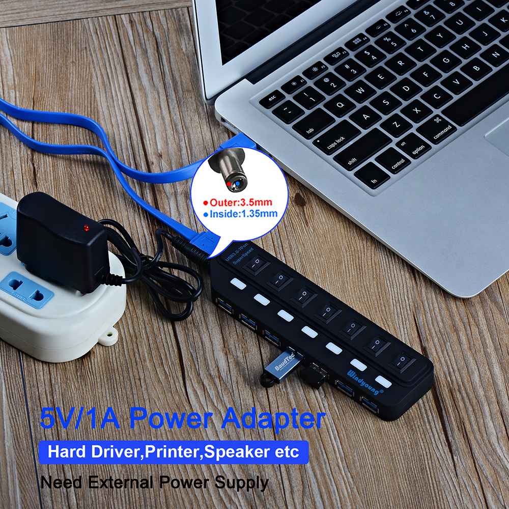 USB 3.0 HUB Type-C HUB Multi U - Usb Hub 7 Port review and price