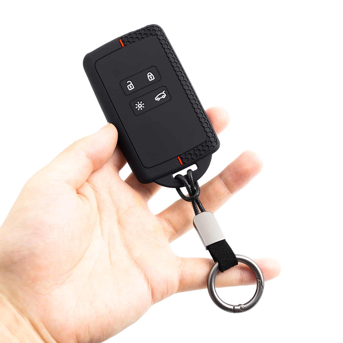 2x Silicone Car Key Fob Cover  - Tech Keychain Accessories review and price