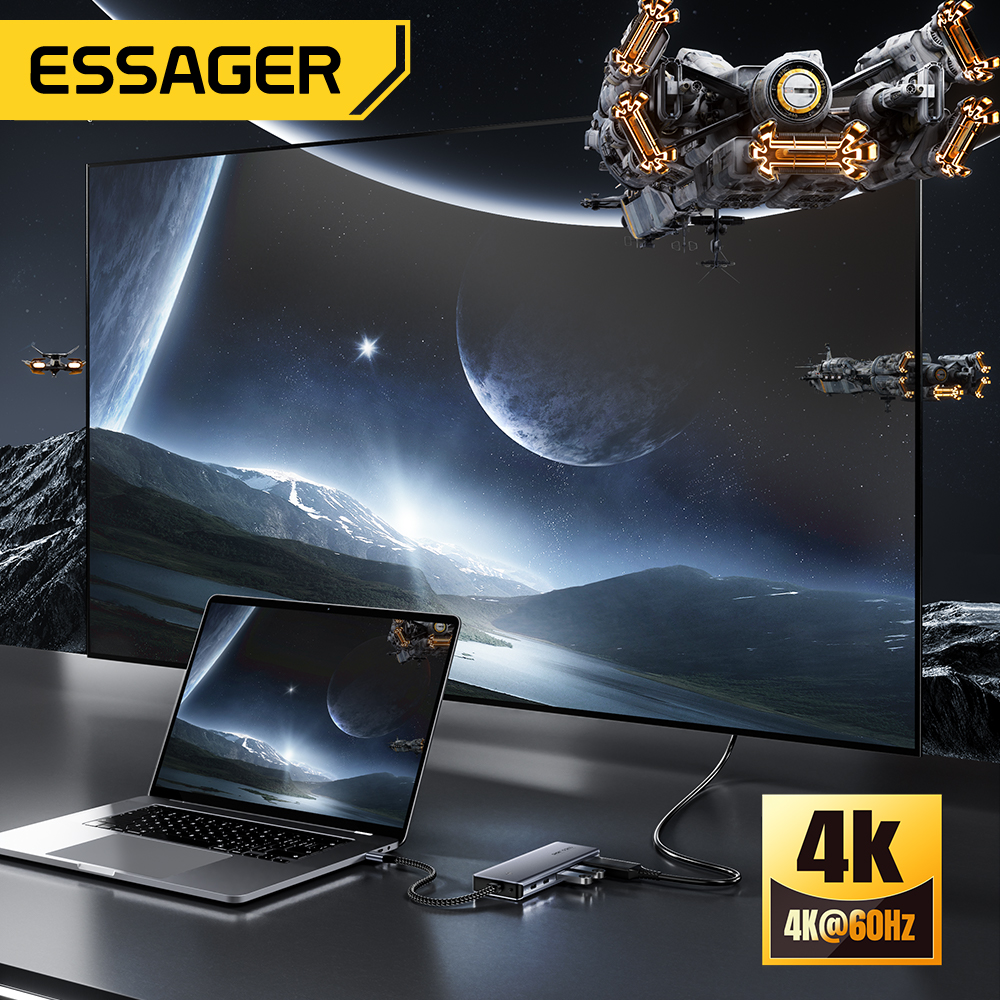 Essager USB C Hub With M.2 SSD - Usb Hub 7 Port review and price