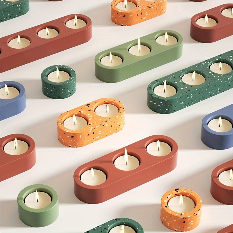 Gypsum Candle Holder Silicone  - Tech Room Accessories review and price